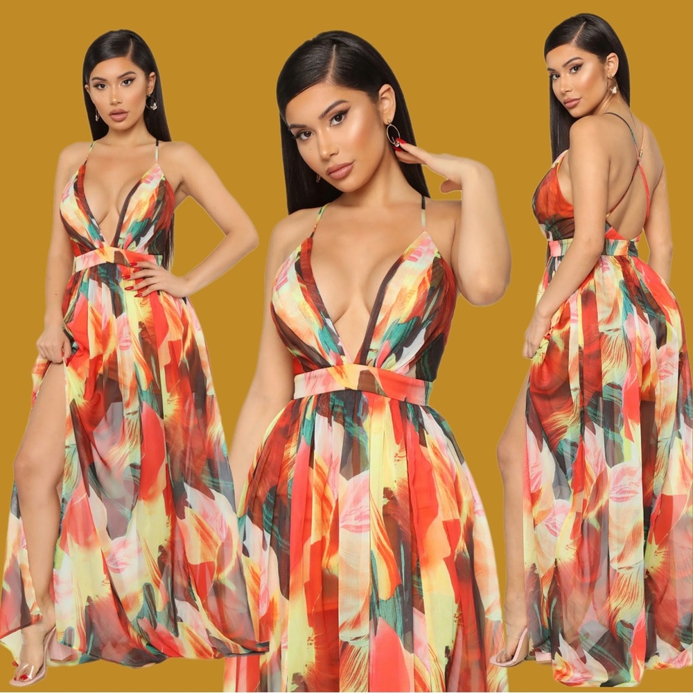 Curacao Maxi Dress - Multi Color | NWT